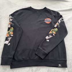 Looney Tunes Space Jam New Legacy Aeropostale Crewneck Pullover Sweater Medium