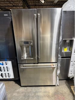 New Ge cafe counter depth refrigerator stainless steel