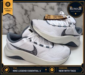 Nike Legend Essential 3 NN Men’s 7.5 Photon Dust Anthracite DM1120-005 NWT