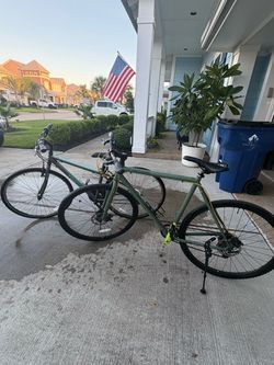 Men and women bicycles