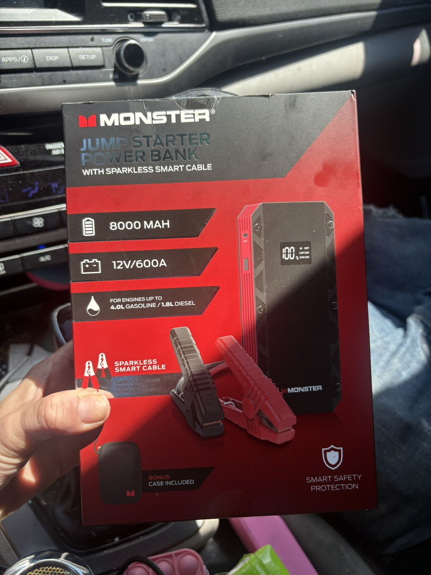Monster 8000 Mah Jump Starter Power Bank