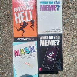 Lot Of 4 Meme Bardgames 13.00