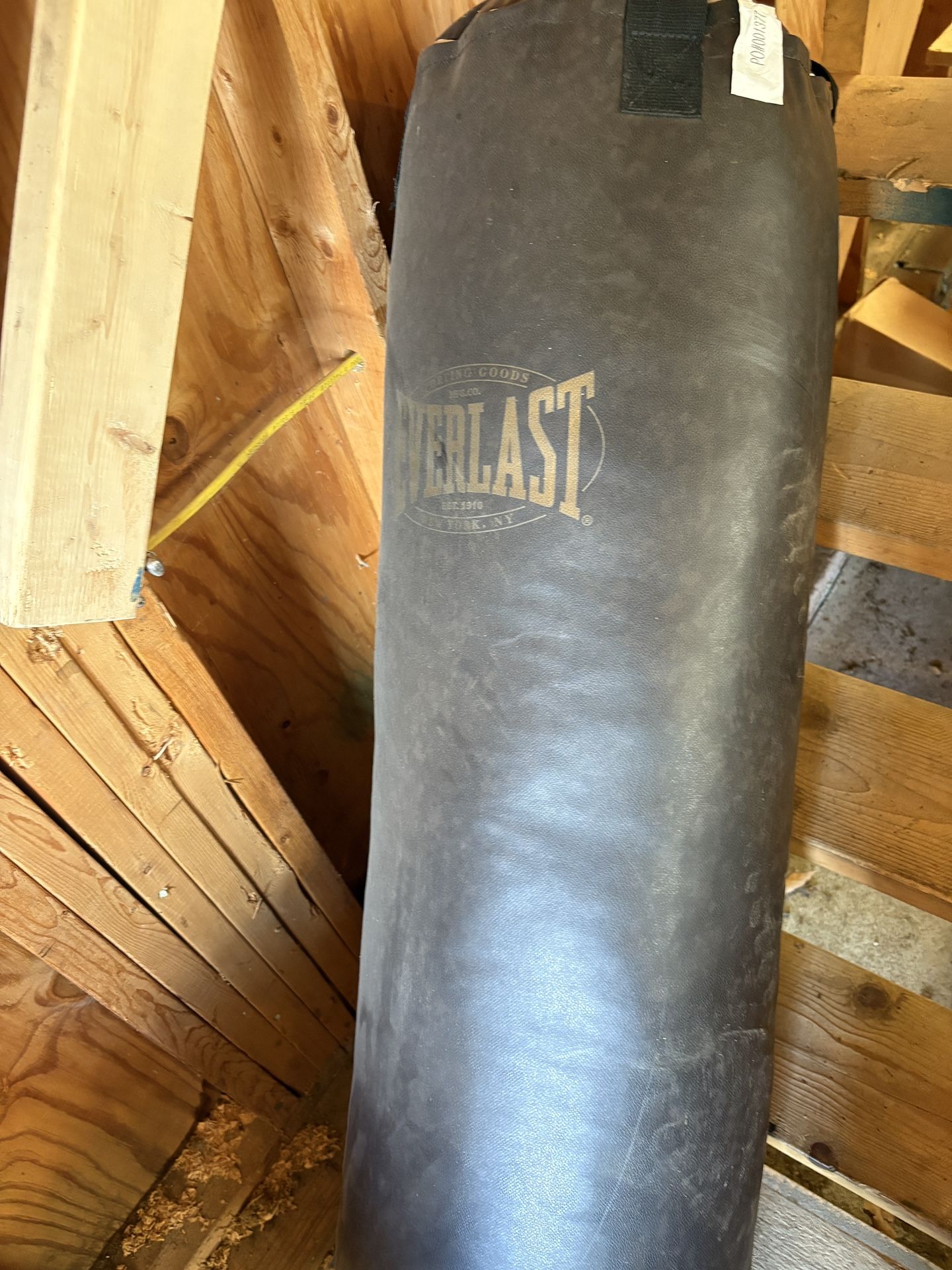 100lb Punching Bag With Hanger And Gloves