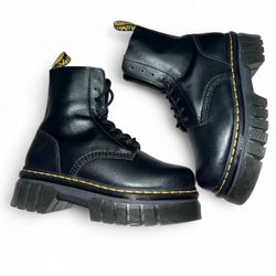 Dr. Martens Audrick Nappa Leather Platform Ankle Boots Women’s Size 7