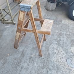 3 Ft Wood Step Ladder-$13.00