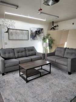 Gray Couch and Loveseat Free Delivery 🛋️
