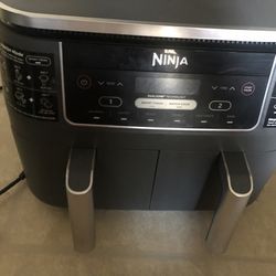  Ninja DZ401 Foodi 10 Quart 6-in-1 DualZone XL 2-Basket