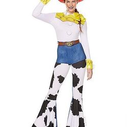NWT New Disney Pixar Toy Story Jessie Costume Adult Womens M 8 10 Spirit Halloween