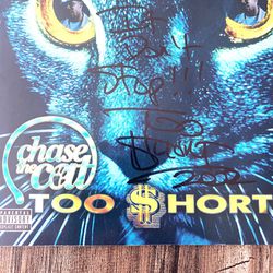 Too $hort Chase The Cat Autograph CD Booklet