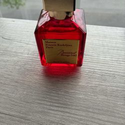 Maison Francis Kurkdjian Red & Gold Baccarat Rouge 540 Perfume Bottle