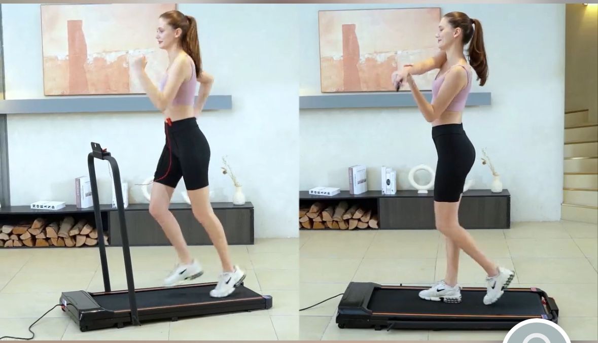 Bavily 2 In 1 Folding Treadmill