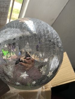 Round Christmas light lamp