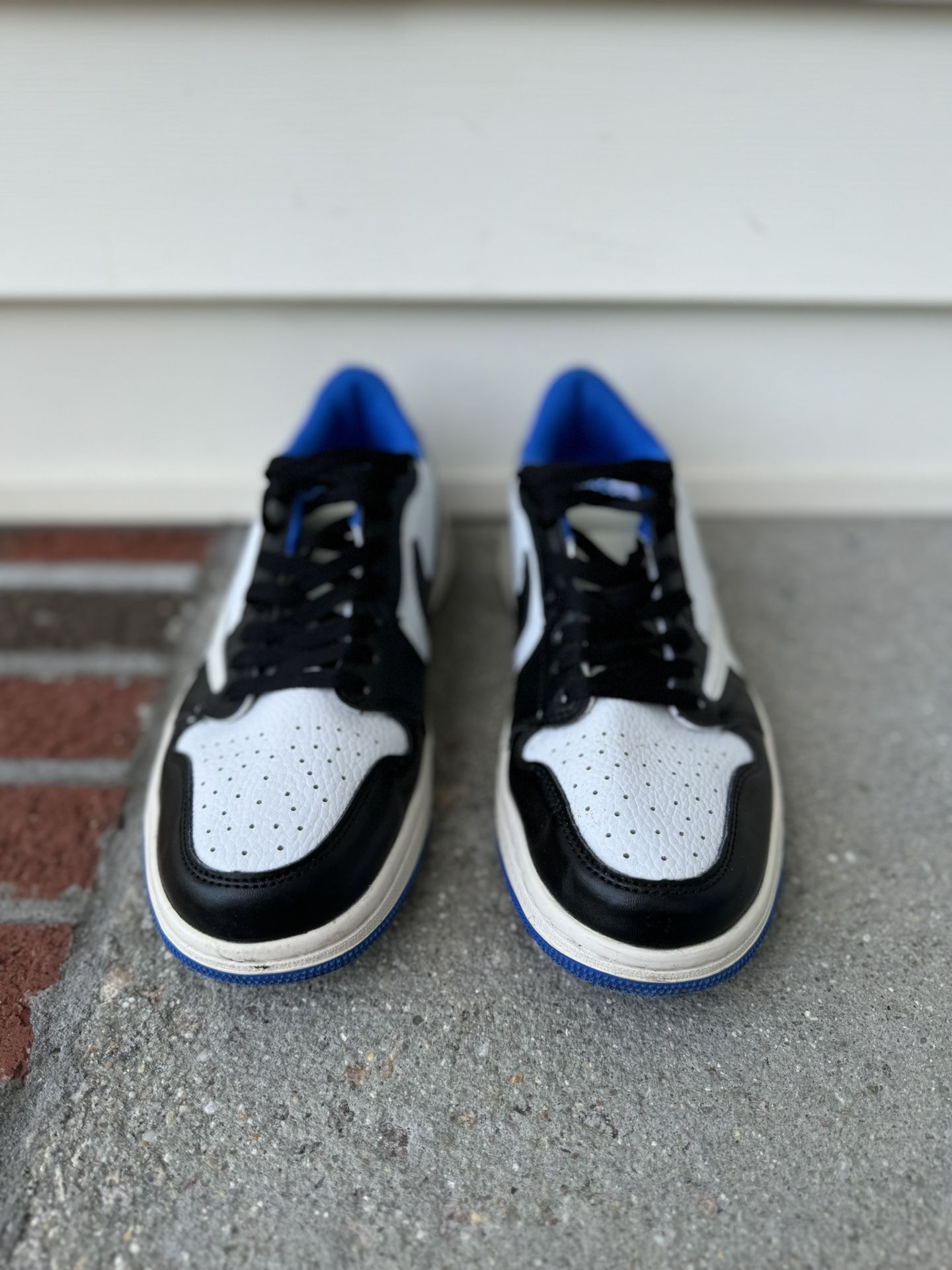 Nike Jordan 1 Low Fragment X Travis Scott White Blue DM7866-140 Fashion