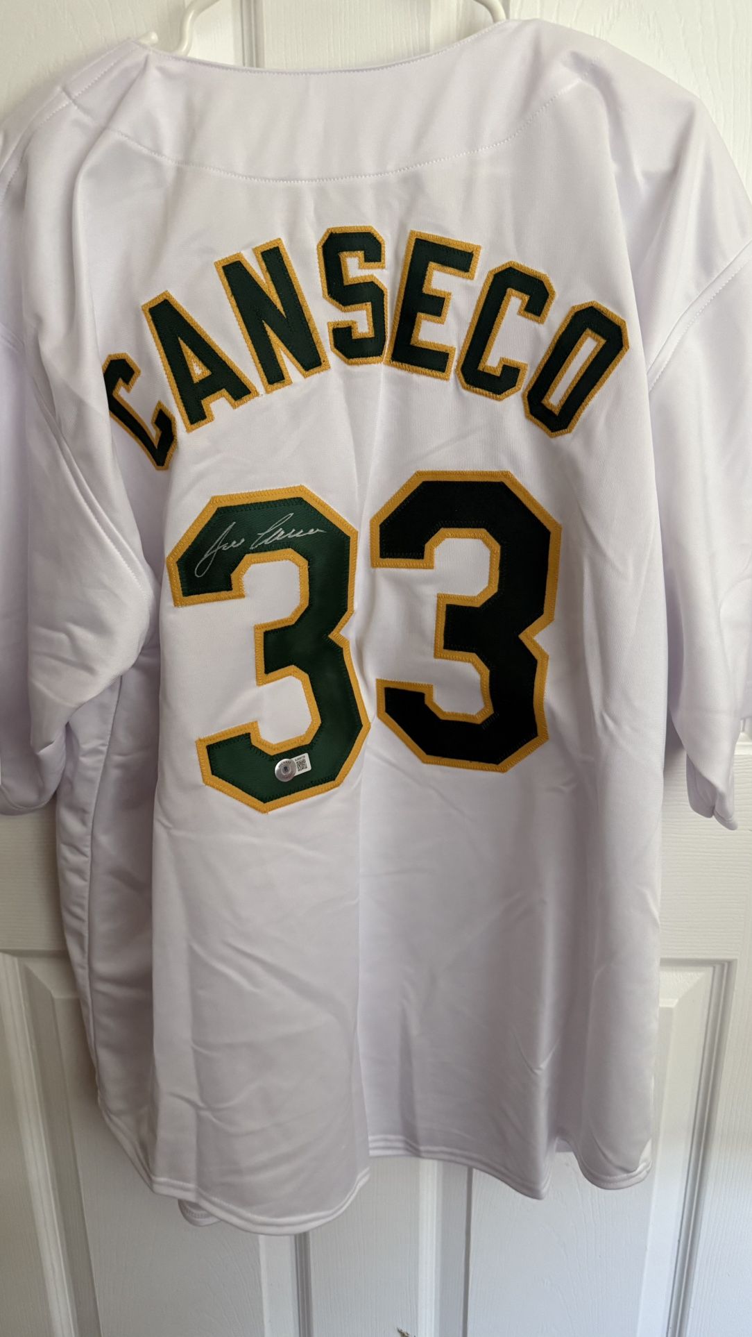 Jose Canseco #33 Autograph Jersey