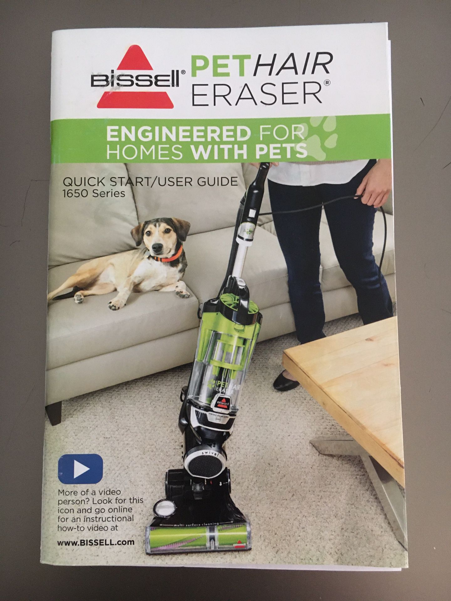 Bissell Pet Hair Eraser Vacuum Cleaner 