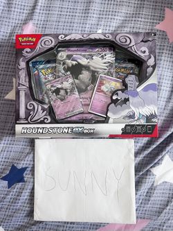Pokemon TCG: Houndstone ex Collection Box - 4 Booster Packs Pokemon NEW Sealed 