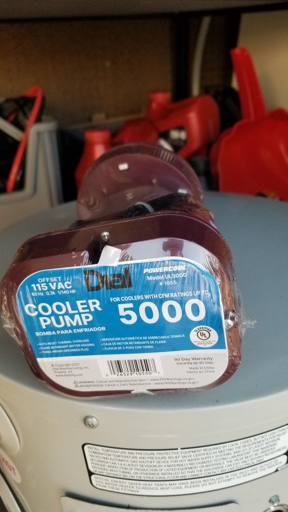 Dial Cooler Pump,New Condition