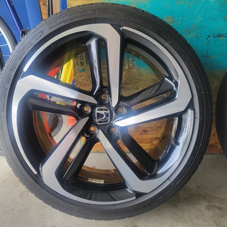 Honda Accord Sport Rims And Tires With Nitrogen Air.1,100 Or Best Offer.
