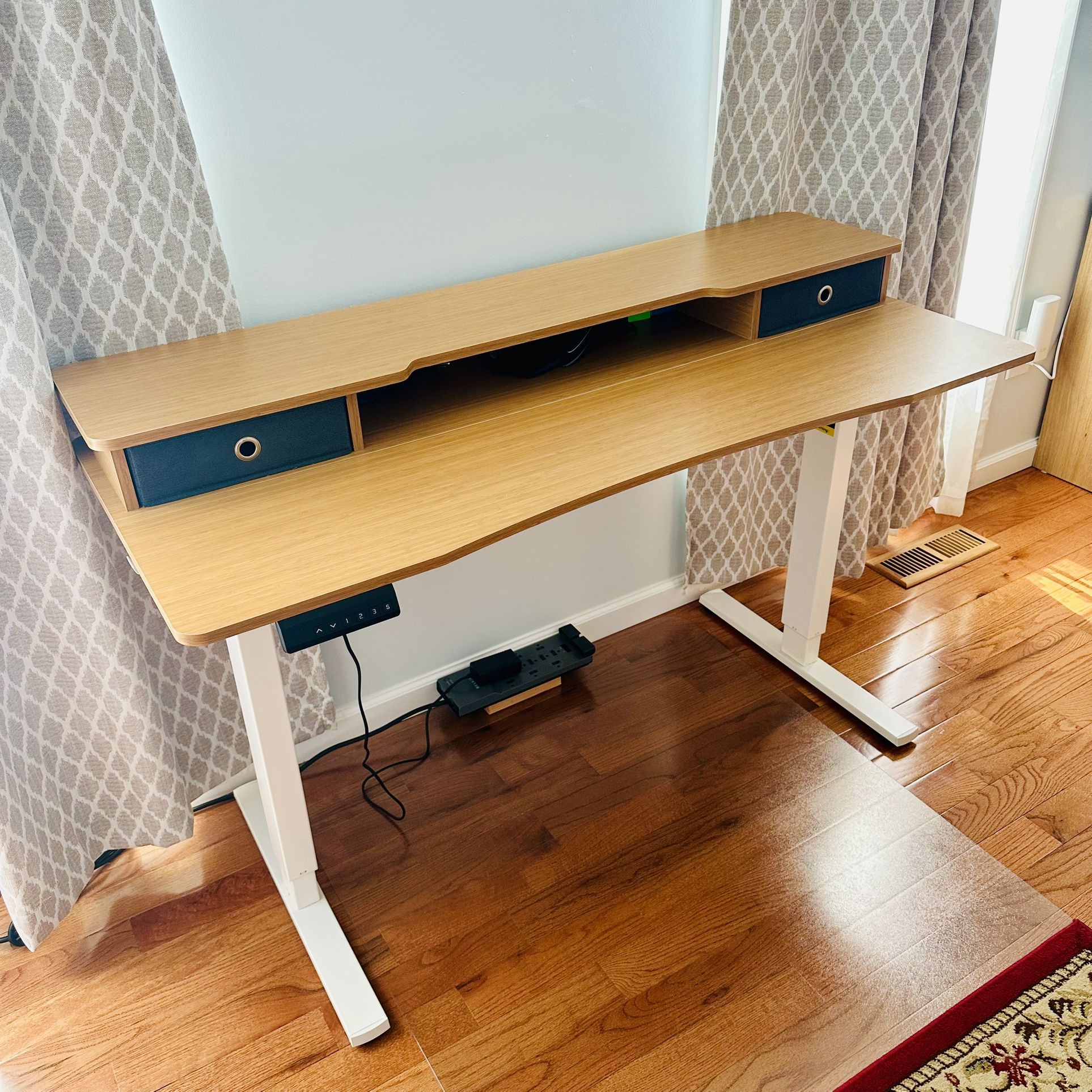 FLEXISPOT 55” Electric Standing Desk with Drawers