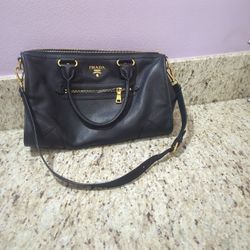 Prada Authentic Italy Purse Black