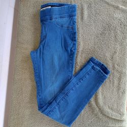 Old Navy Jeans Womens 4 Blue Pull On Super Skinny Mid Rise Jegging Stretch
