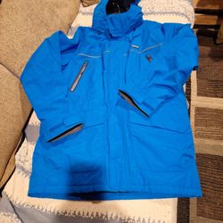 New Lands End Mens  Ski Jacket  Xl( 46-48)
