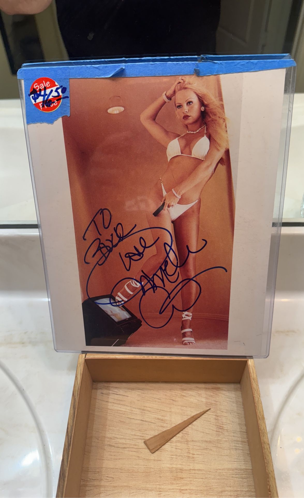 🔥authentic auto 90’s Icon And Blond Bombshell Actress/model Pamela Anderson🔥