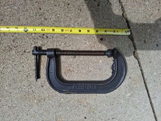 C-Clamp Jaw size 6 inches in Maximum Opening. 4 inches Depth