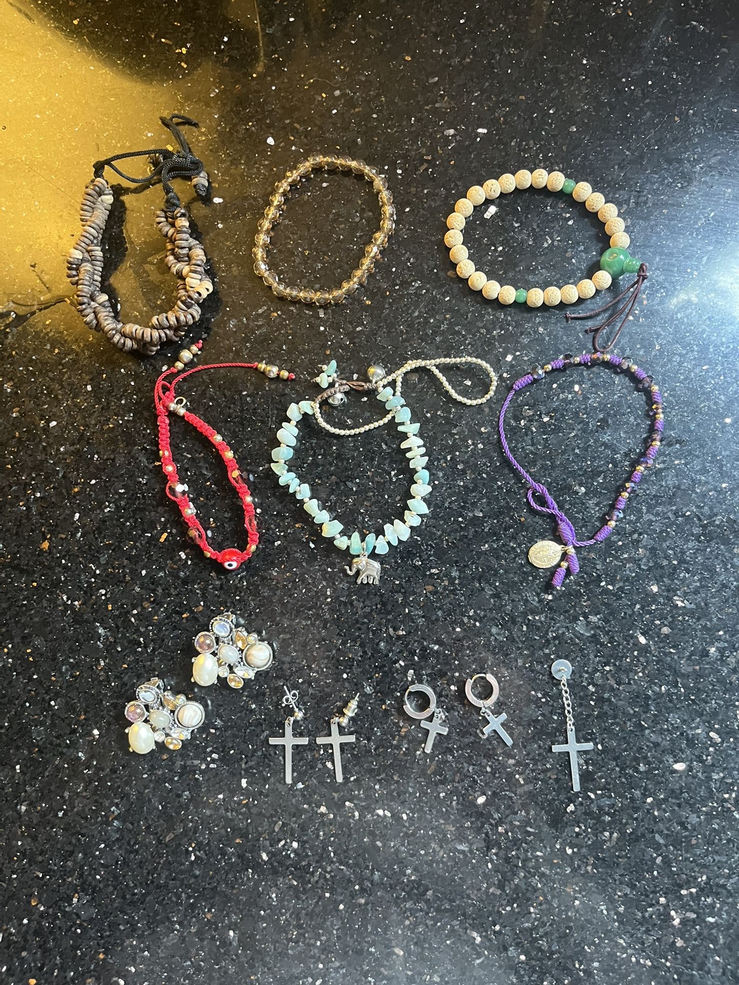Assorted Bracelets And Earrings