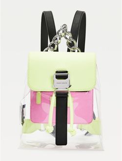 Tommy Hilfiger Colorblock Transparent Mini Backpack 🎒