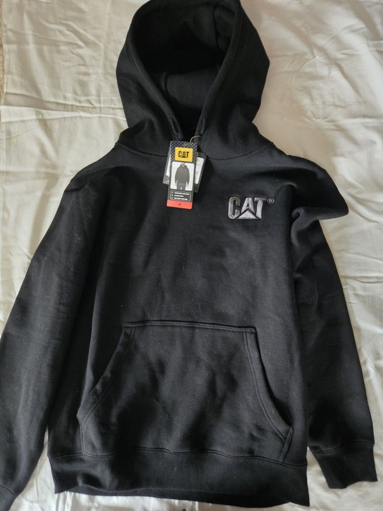CAT Men's Black Pullover Hoodie