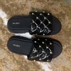 Aldo Slides With Spikes Studs 