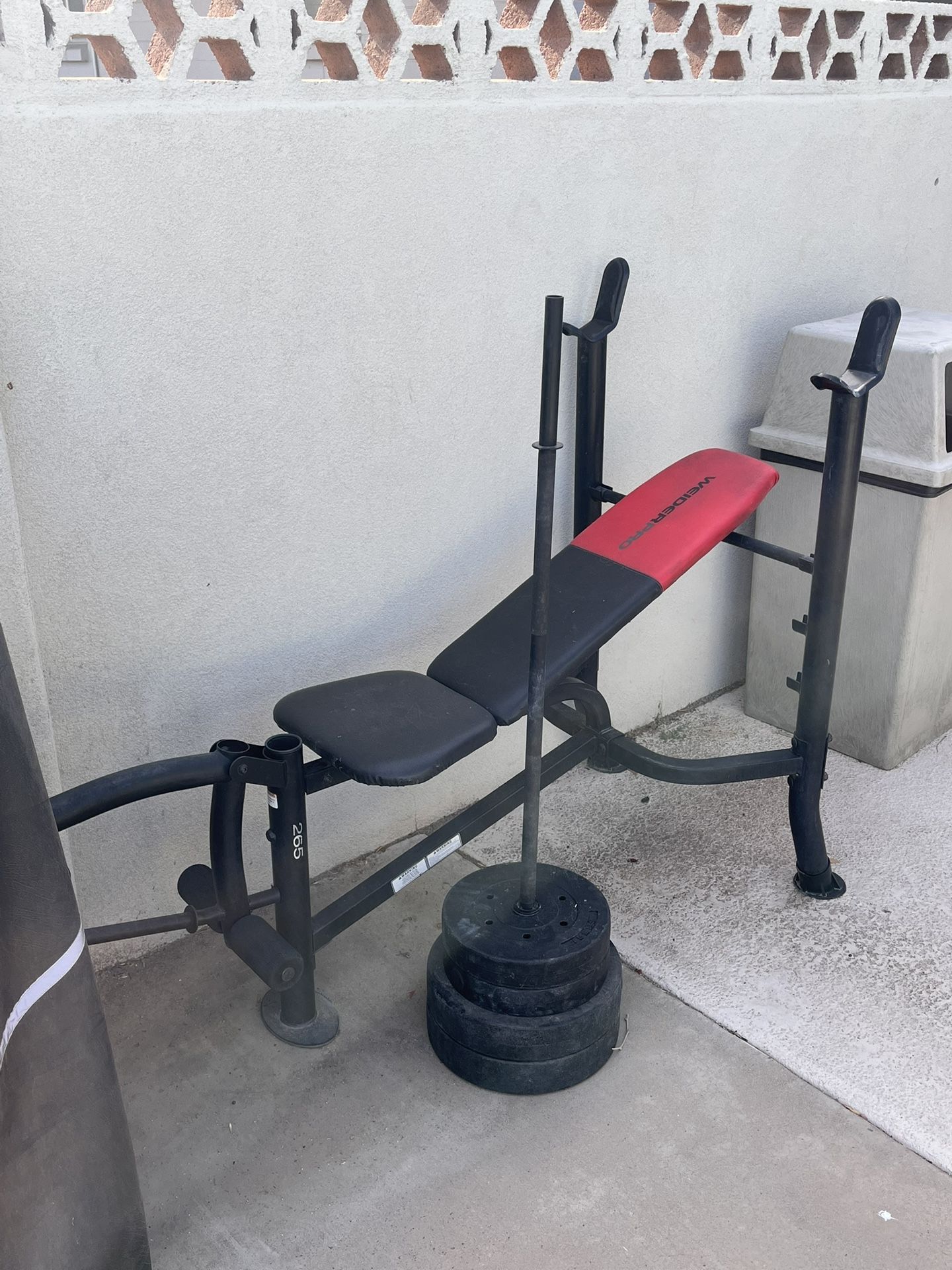 Bench + Weights