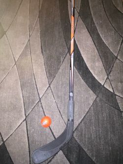 Bauer Anaheim Ducks Hockey Sticks and  Street Hockey Ball(Read Description)