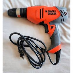 Black & Decker Variable Speed 3/8" Drill with Carry Case