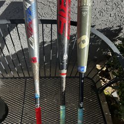 BBCOR Baseball Bats -3 (Louisville slugger & DeMarini)