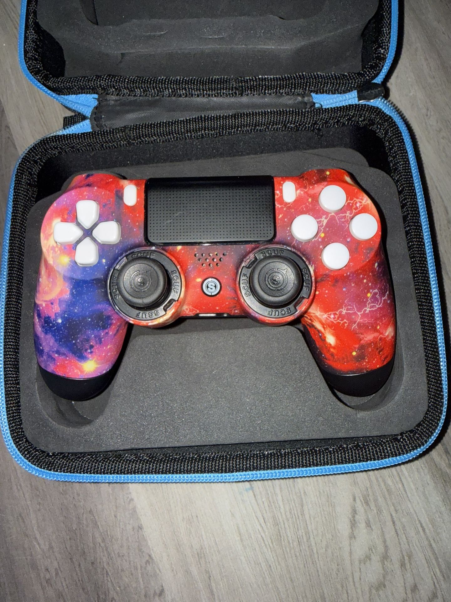 Ps4 Galaxy Scuff With Rear Buttons No Paddles.