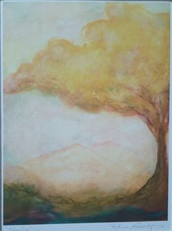 Raina Verhey 2007 "Healer" Cotton Rag Hand Signed Print