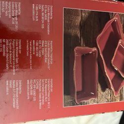 3 Pc Set  Cooking Ceramic Dish