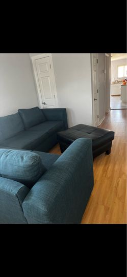 Emerald/Forest Green Couch