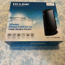 Tp-link 300mbps Wireless N Docsis 3.0 Cable Modem Router 