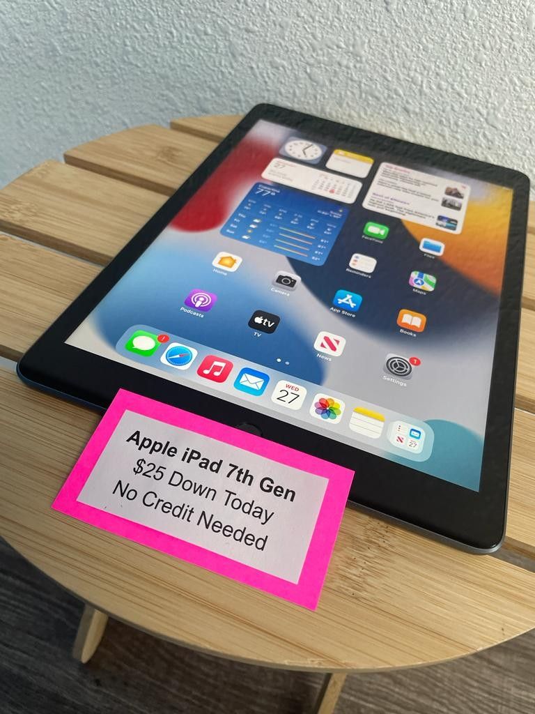 Apple IPad 7th Gen LTE And WiFi Tablet - $25 To Take Home 