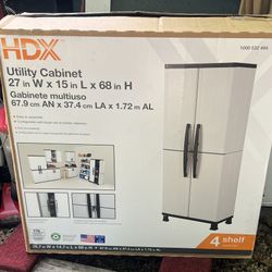 HDX Utility Cabinet 27 in W x 15 in L x 68 in H