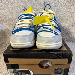 Nike Dunk low off white  size 10