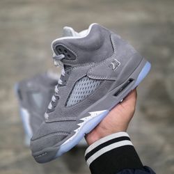Kids Jordan 5 Wolf Grey 