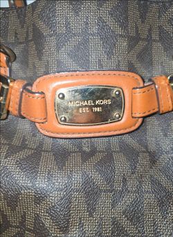 Michael Kors Hamilton Signature Large Satchel