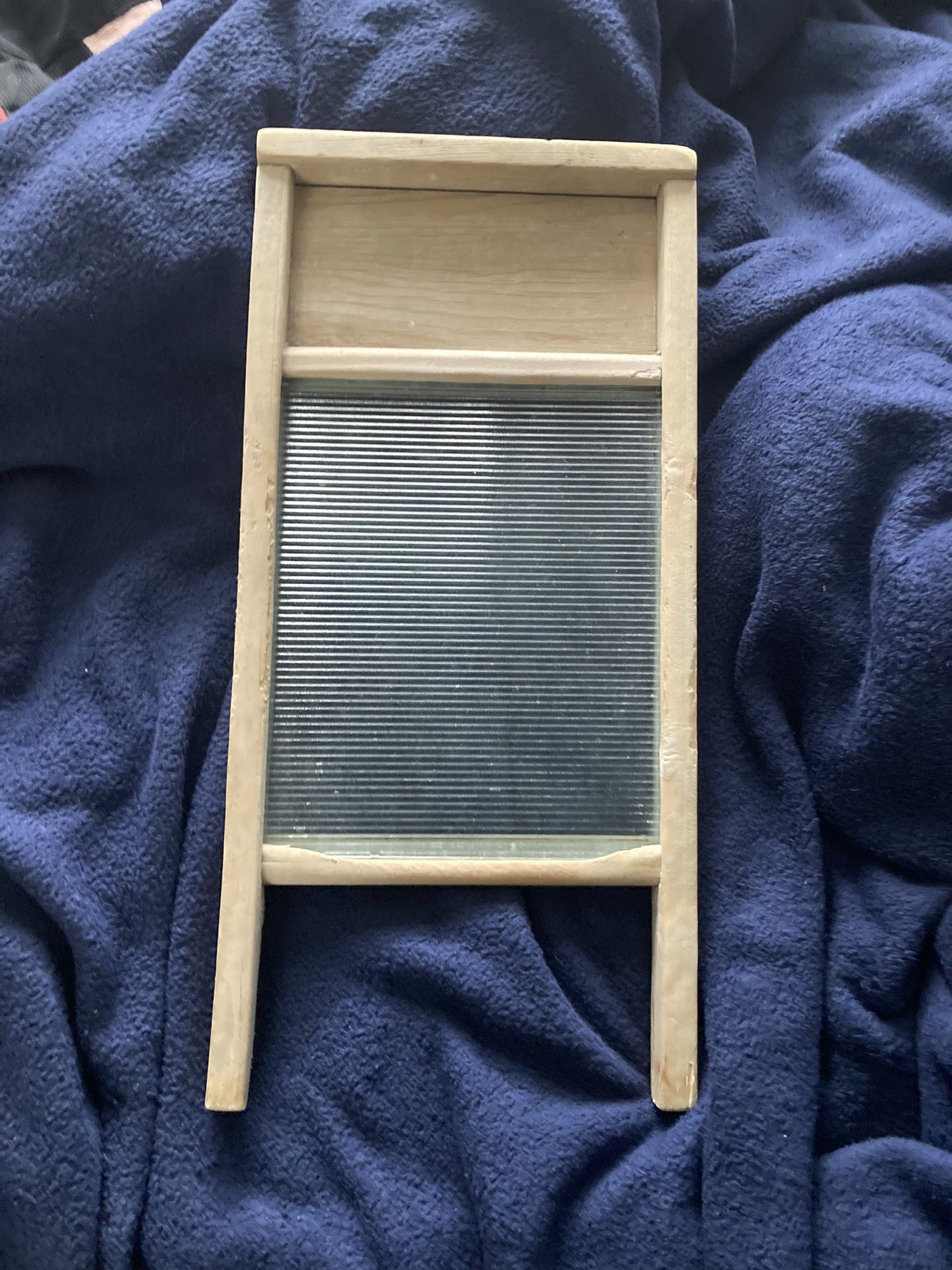 Antique Glass Washboard