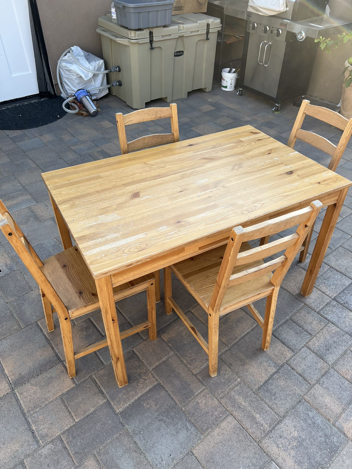 Wooden Table-chair Set