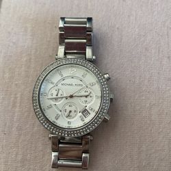 Silver Michael Kors Watch 