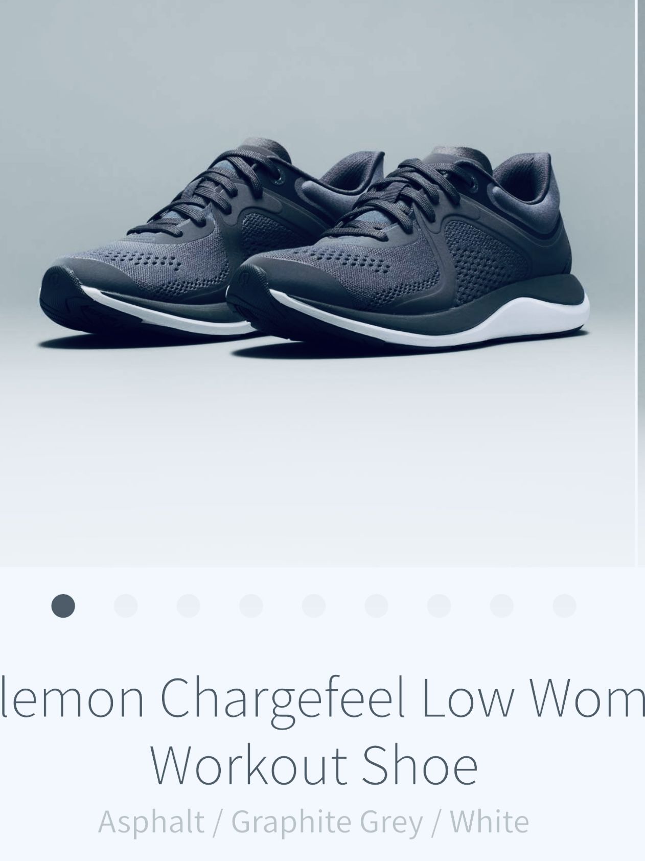 Lululemon Chargefeel Low Womens Workout Shoe